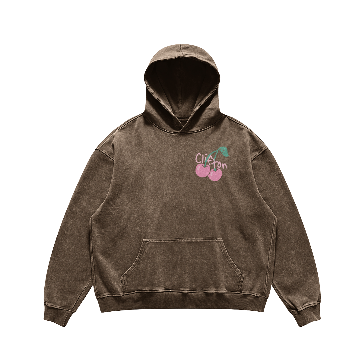 Clifton Cherries Brown Hoodie