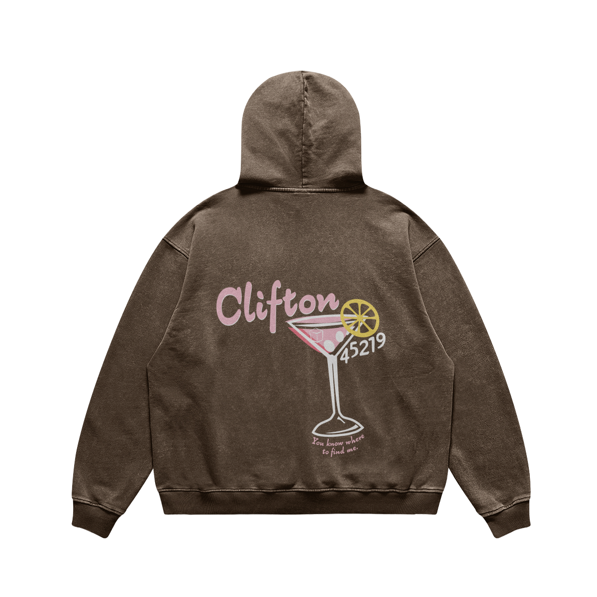 Clifton Martini Brown Hoodie