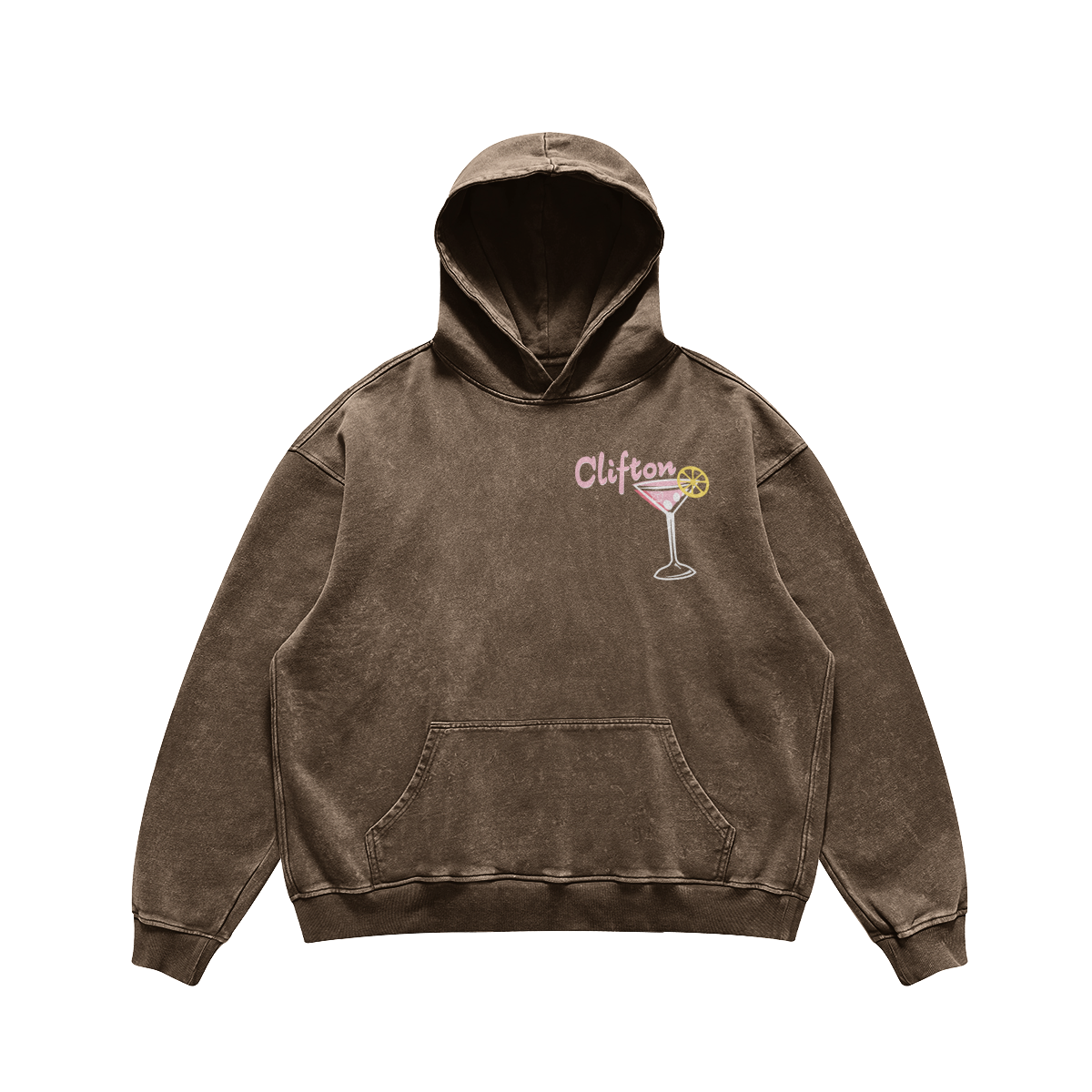 Clifton Martini Brown Hoodie