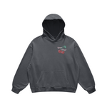 Brown Street Cherries Carbon Gray Hoodie