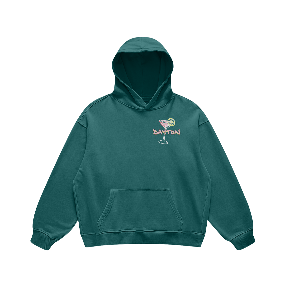 Dayton Martini Blueish Green Hoodie