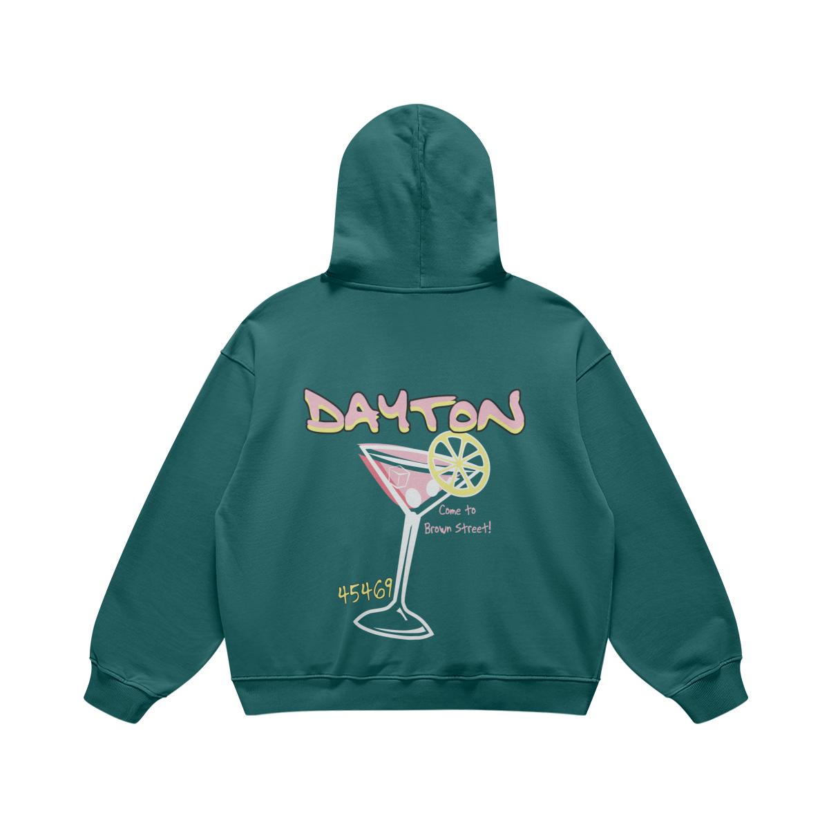 Dayton Martini Blueish Green Hoodie