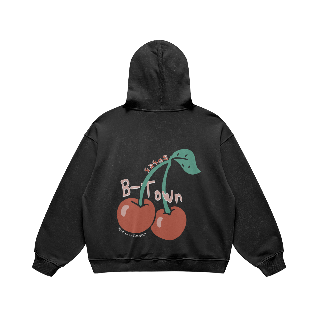 B-Town Cherries Black Hoodie