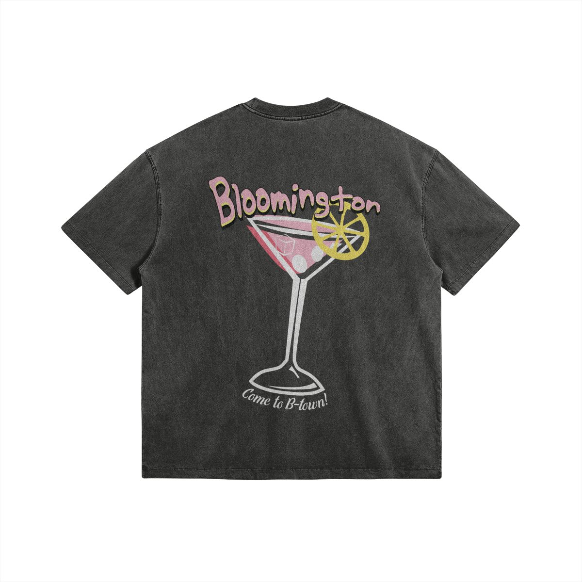 Bloomington Martini Dark Gray Tee