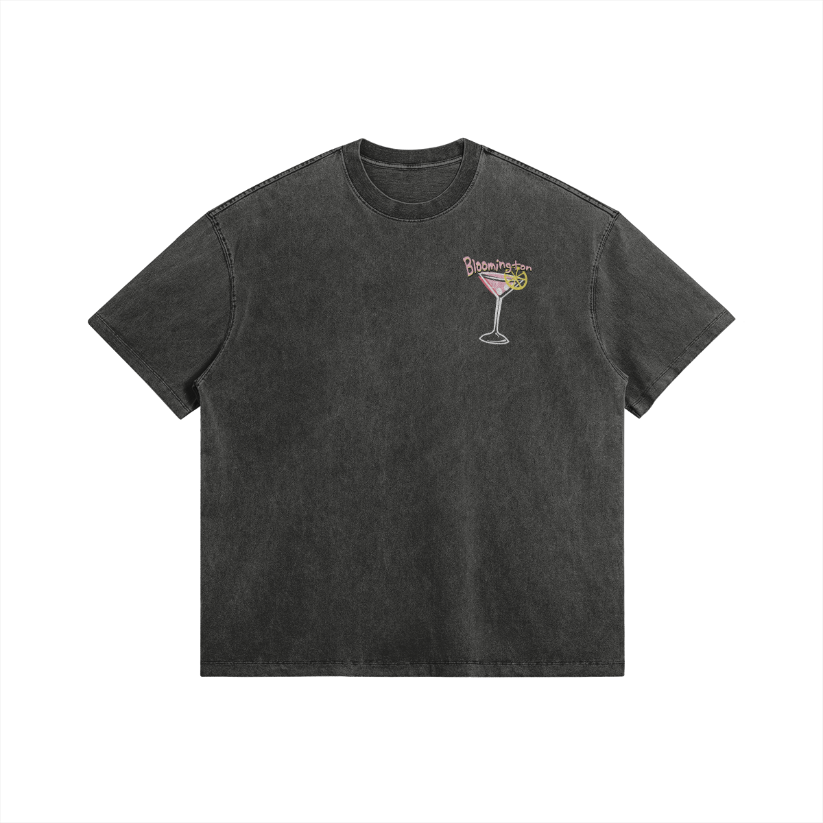 Bloomington Martini Dark Gray Tee