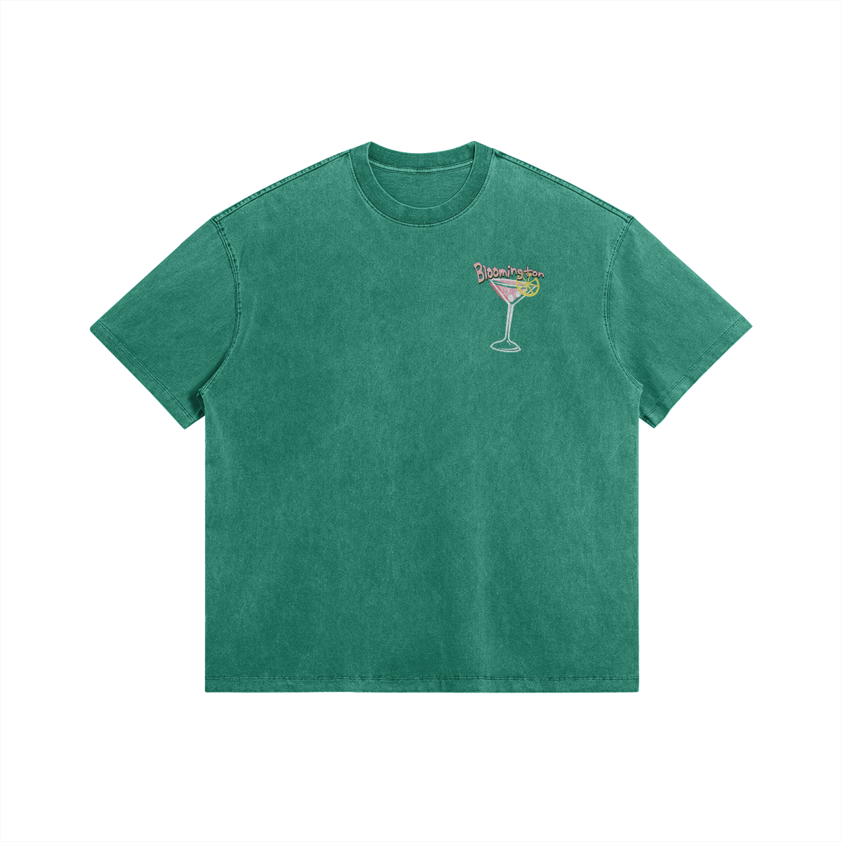 Bloomington Martini Vintage Green Tee