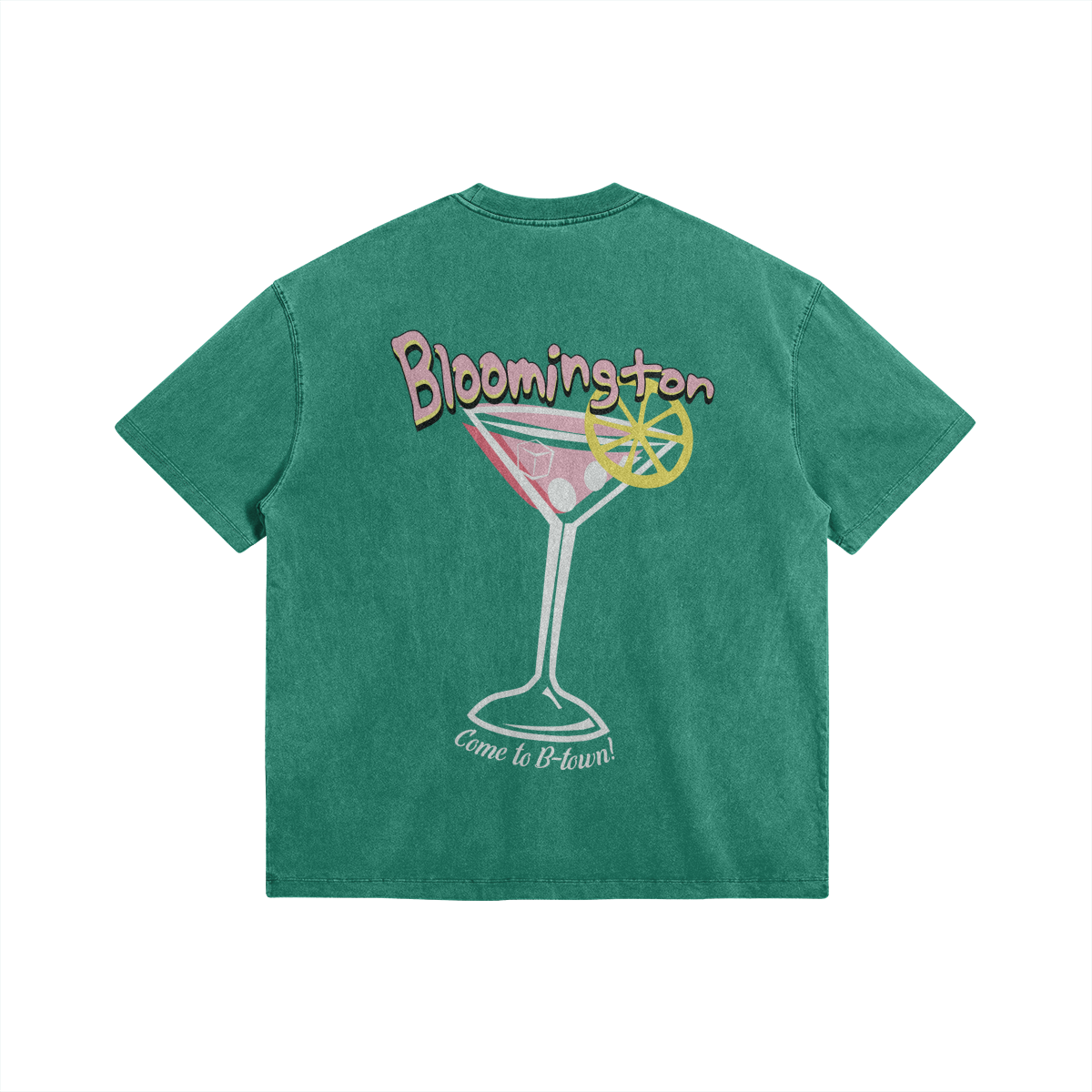 Bloomington Martini Vintage Green Tee