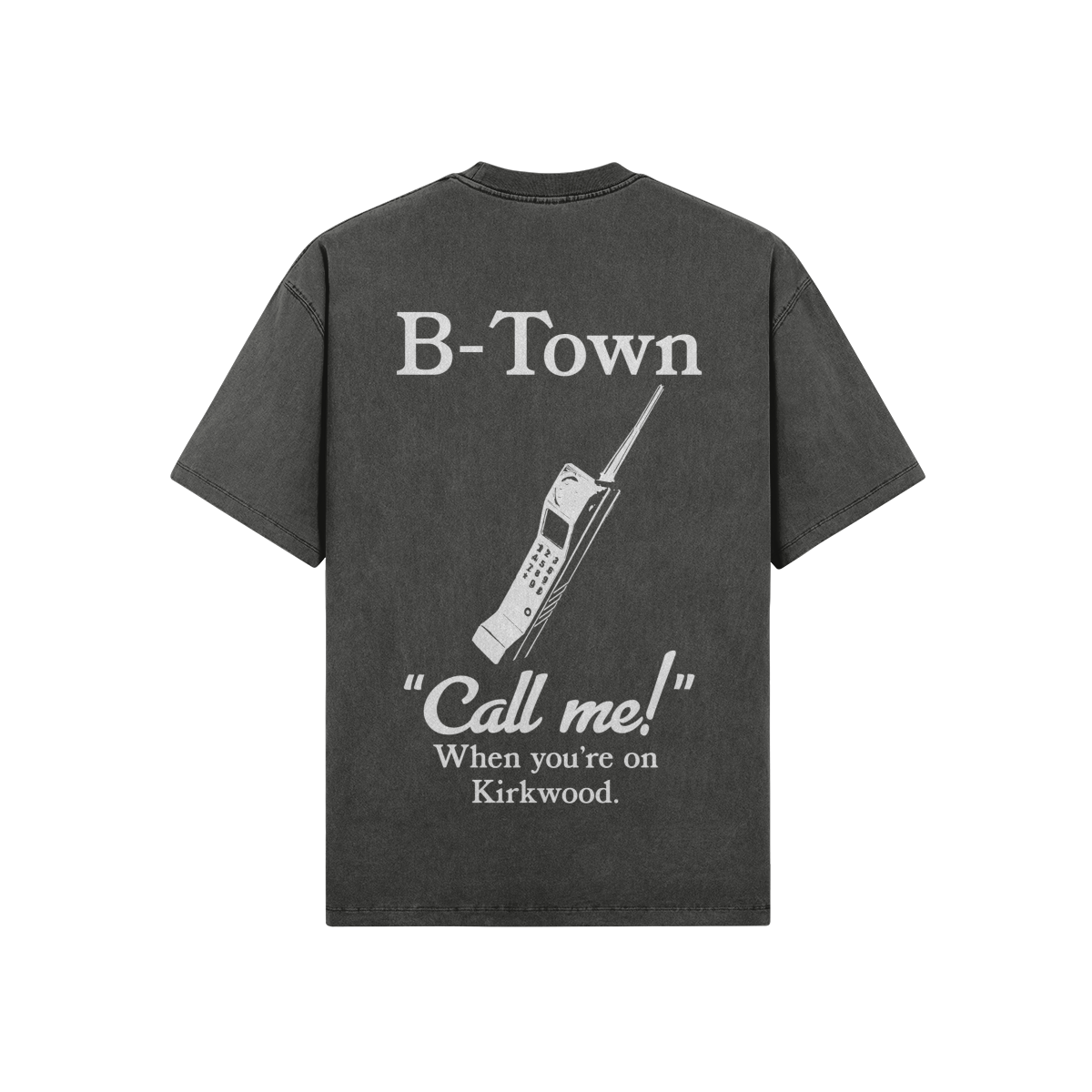 Call Me on Kirkwood Dark Gray Tee