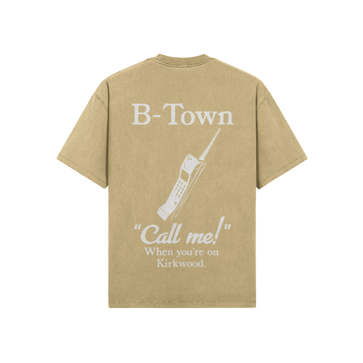 Call Me on Kirkwood Khaki Tee