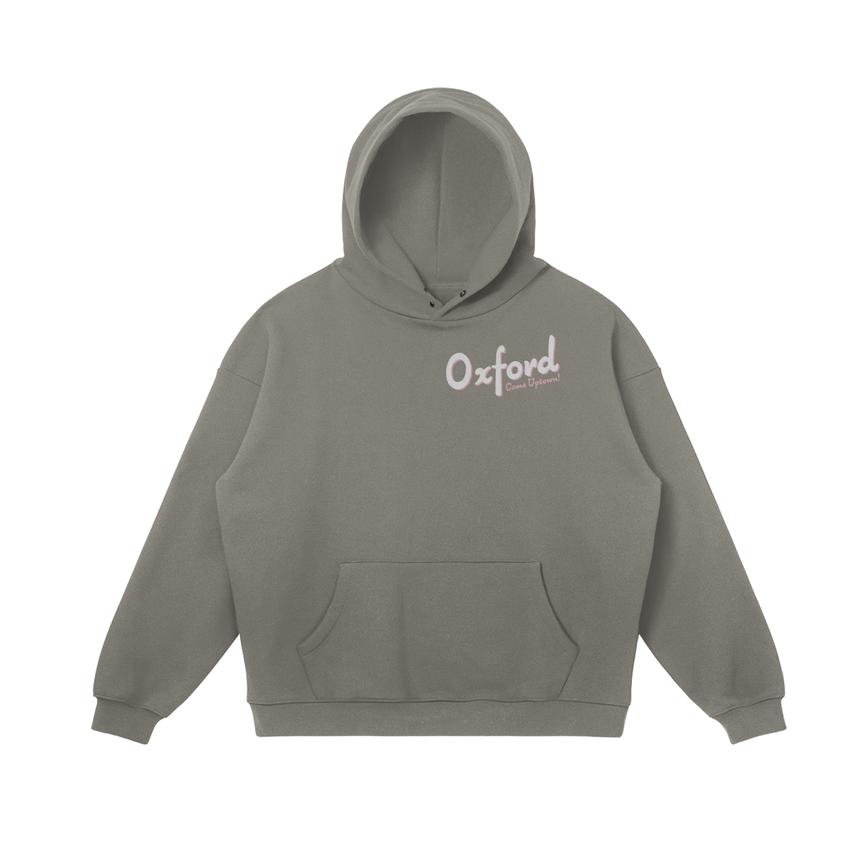 Come Uptown Charcoal Grey Sweat Set Hoodie