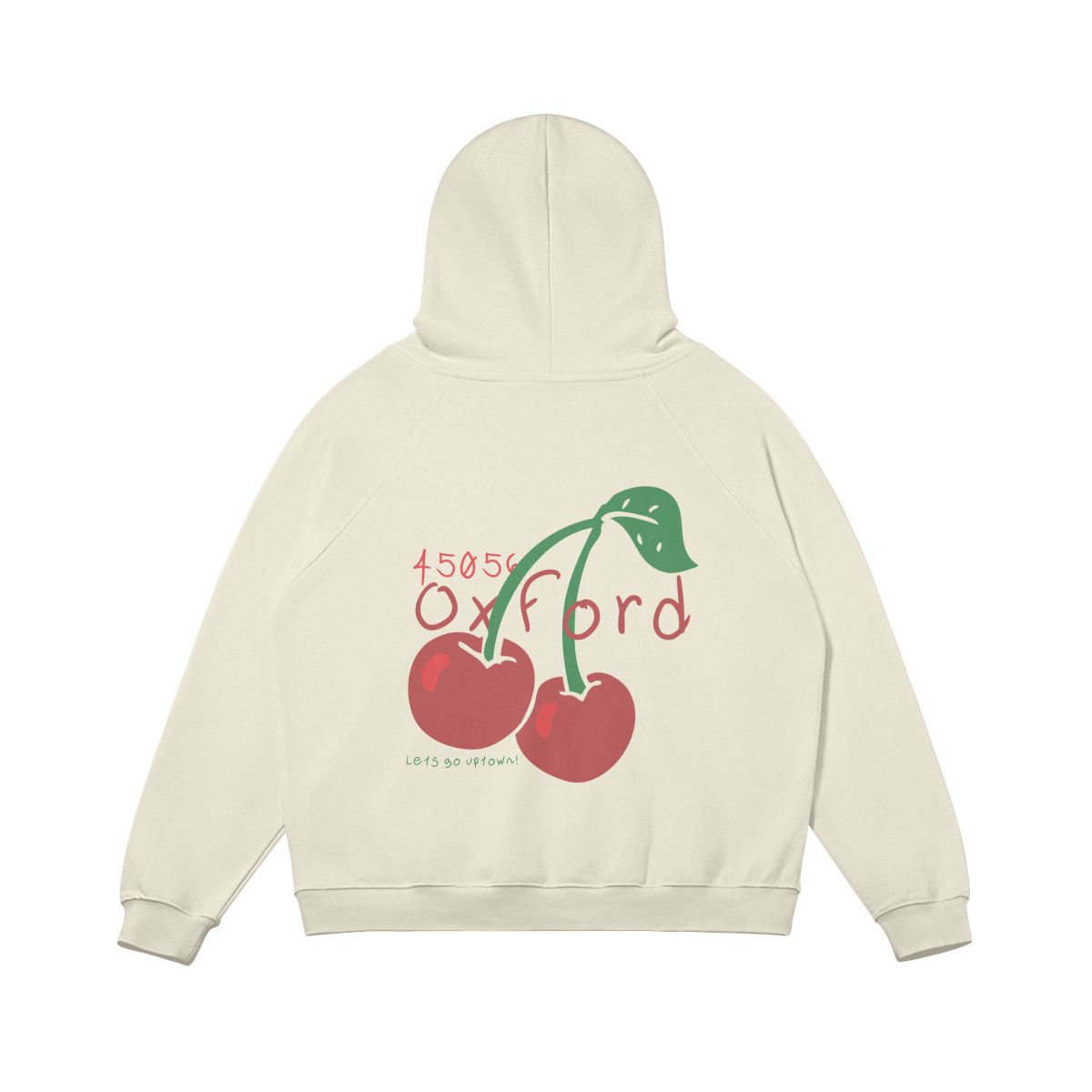 Oxford Cherries Rice Apricot Sweat Set Hoodie