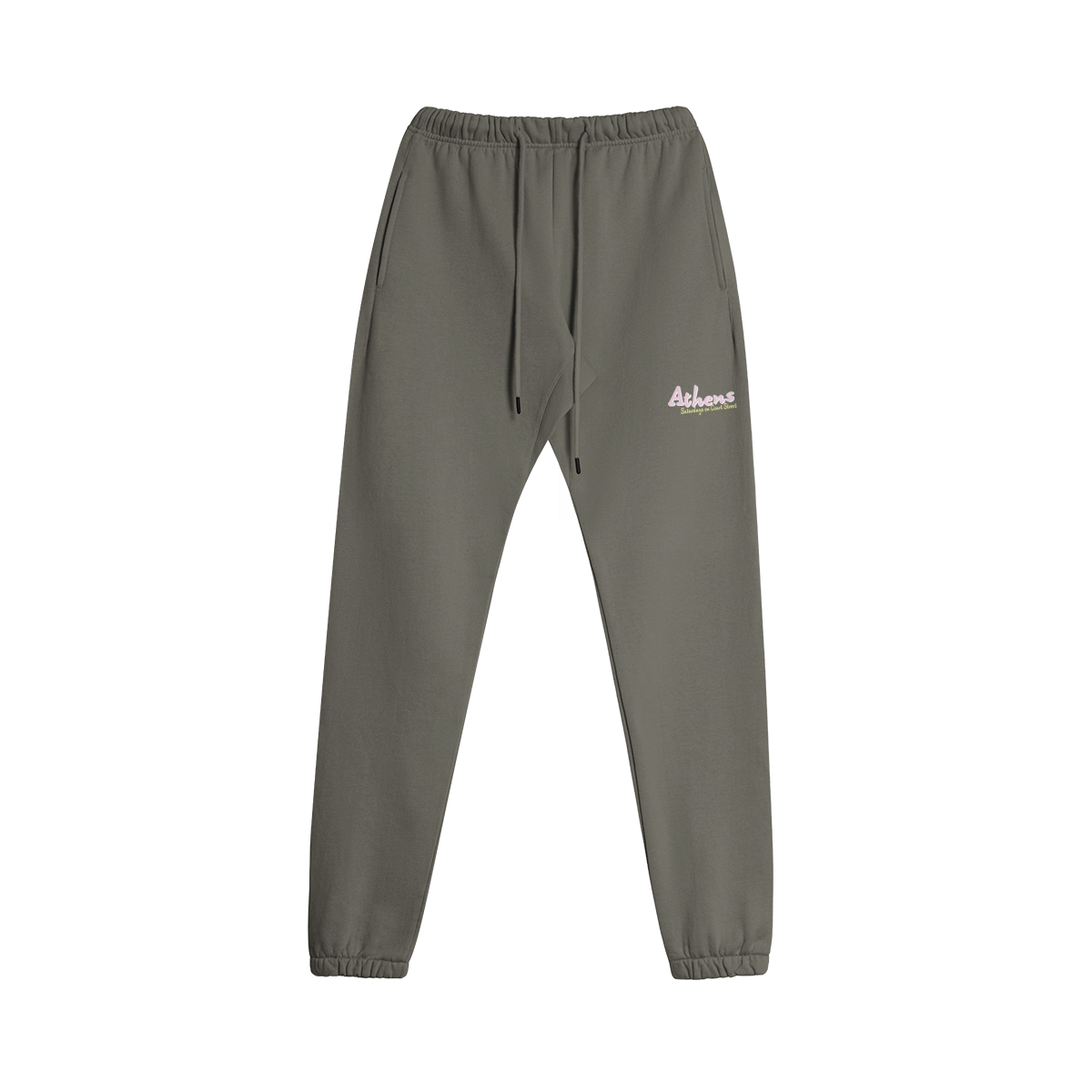 Saturdays on Court Street Charcoal Grey Sweat Set Bottoms