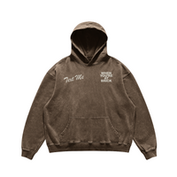 Text Me at Brick Brown Hoodie