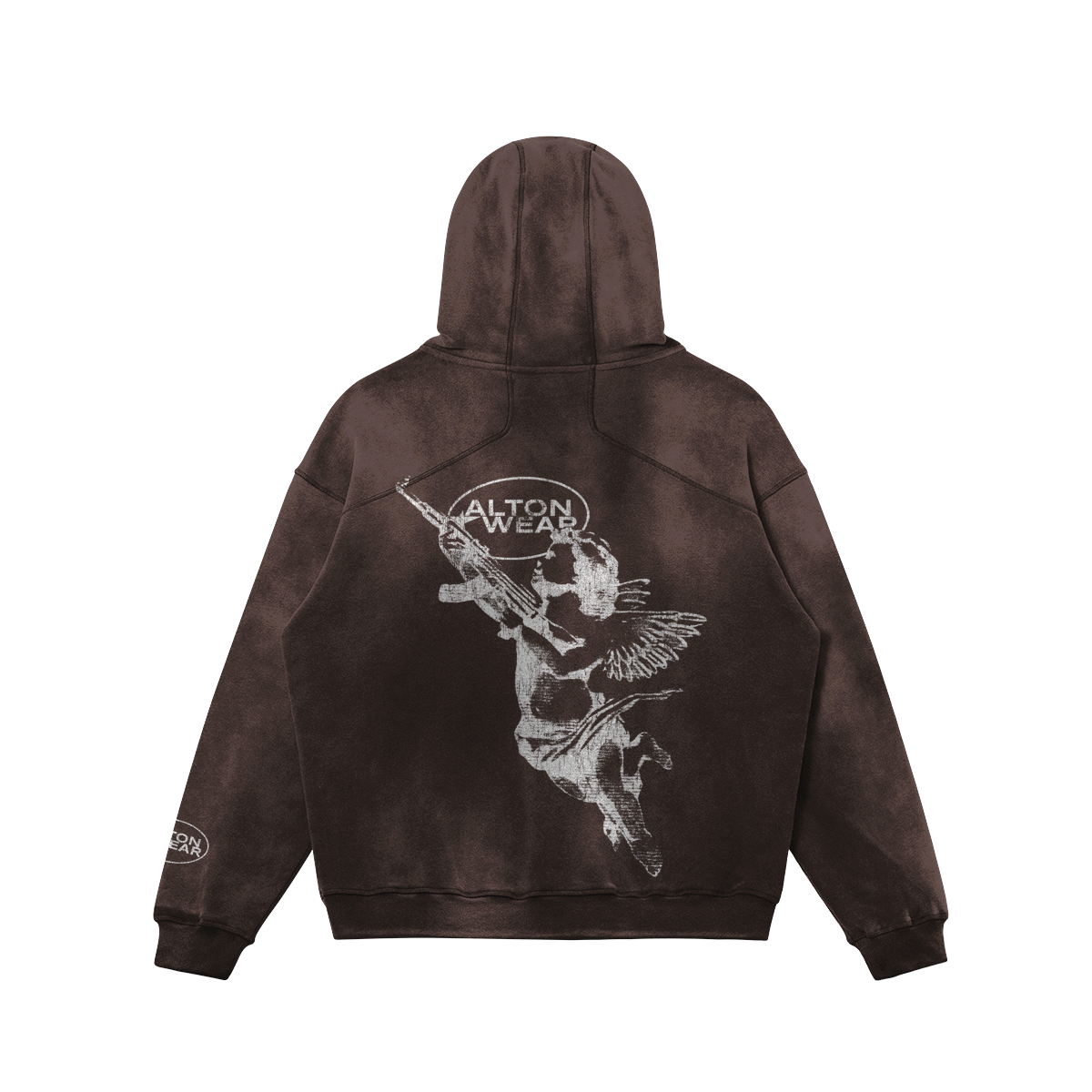 Cupid Brown Sweat Set Hoodie