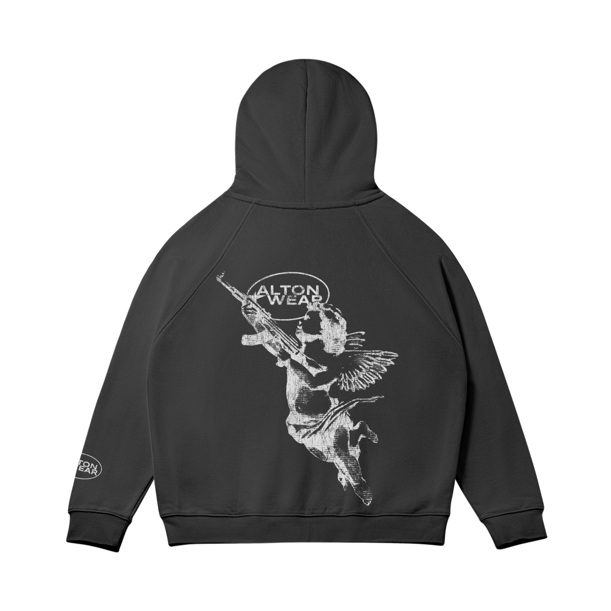 Cupid Black Zip Up